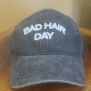 Time and Tru Black 'Bad Hair Day' Cap